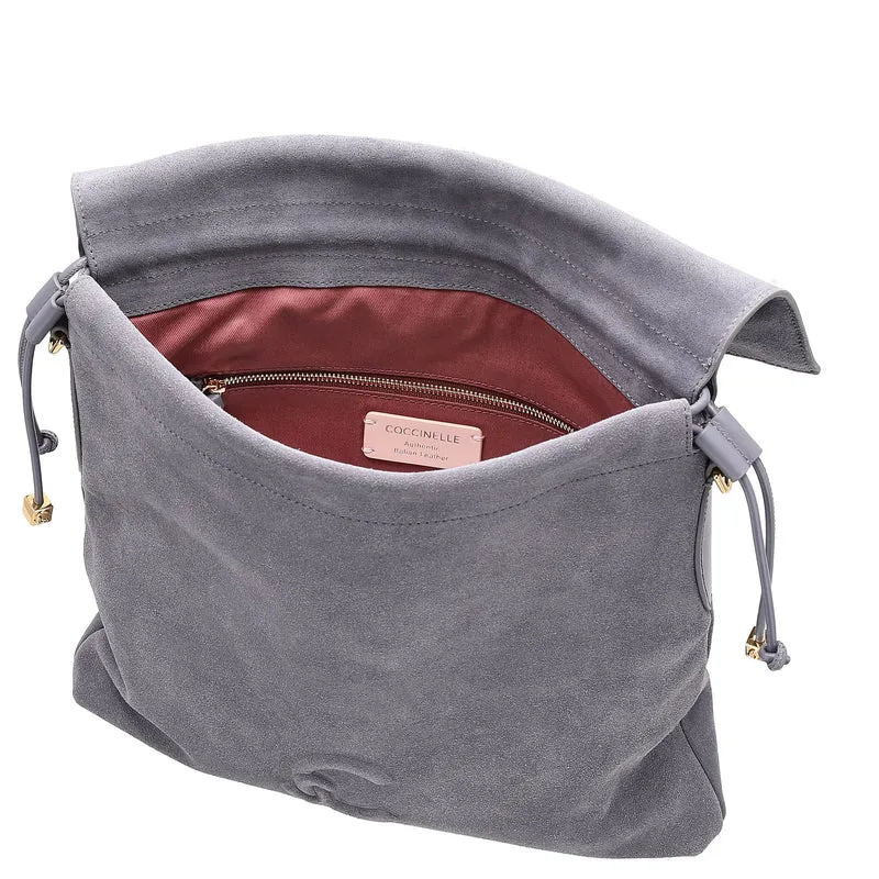 Coccinelle Lidia Suede Bim - Schultertasche 34 cm (stove/stove)