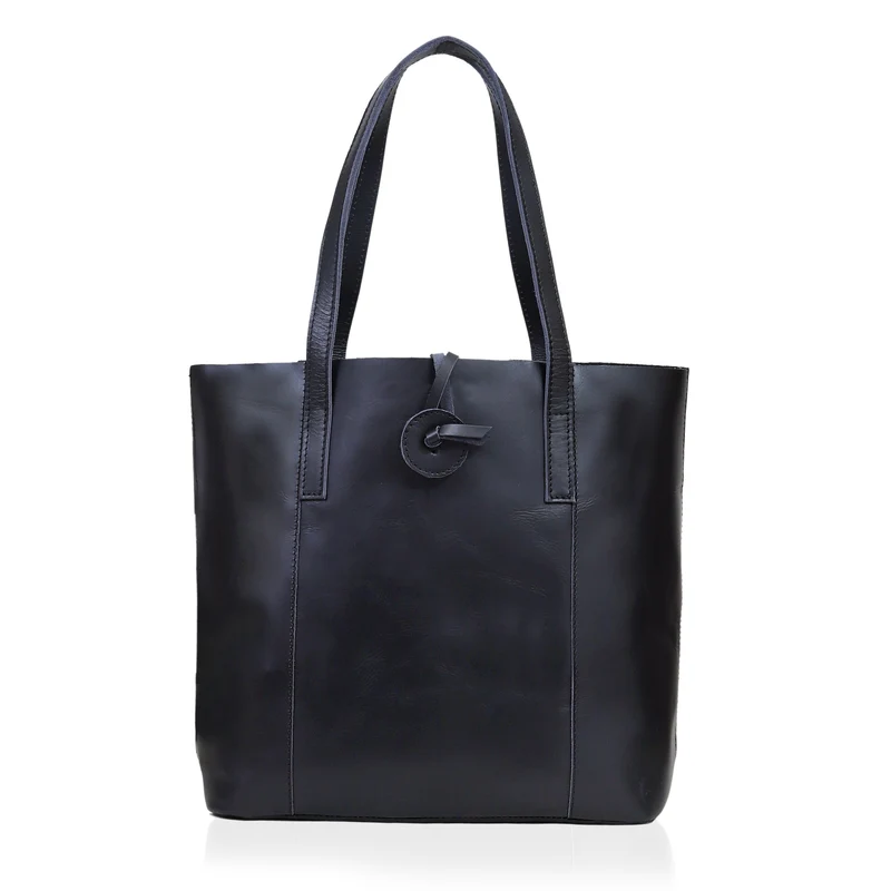 Savannah 17" Leather Tote Bag For Women | Leather Laptop Tote Bag For Office
