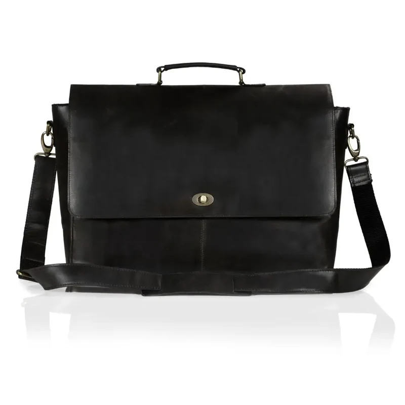 Captain Lawyer Leather Messenger Bag