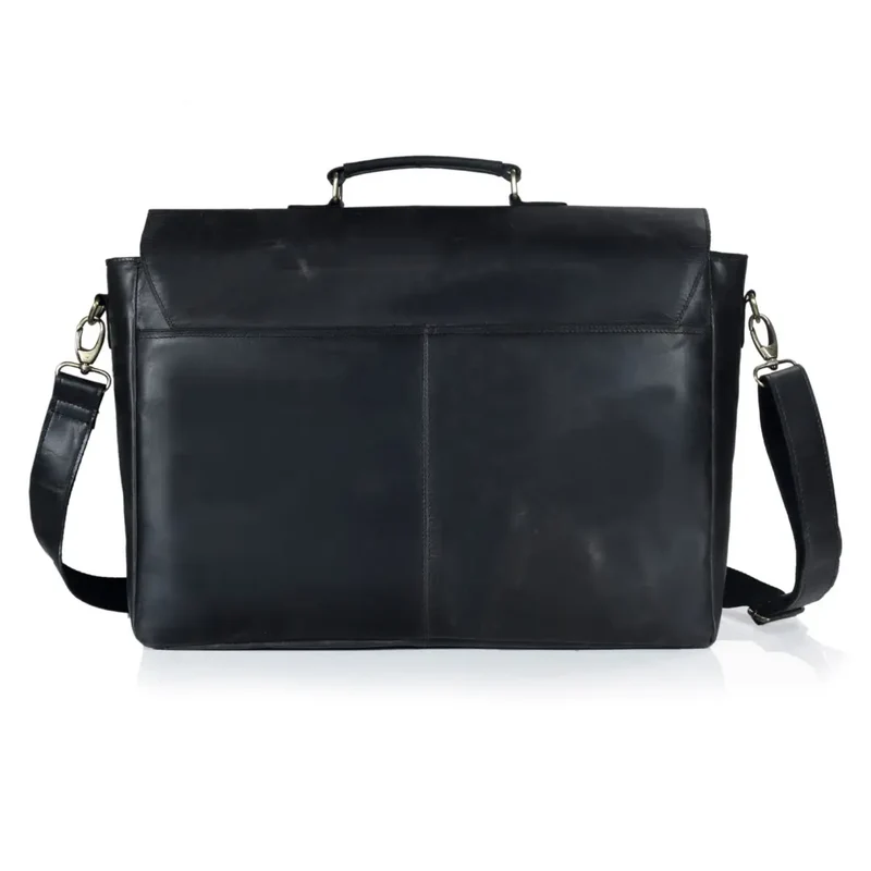Captain Lawyer Leather Messenger Bag