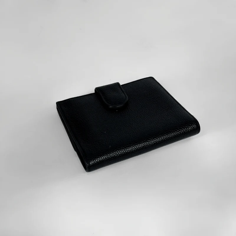 Chanel Caviar Timeless CC-portemonnee in zwart