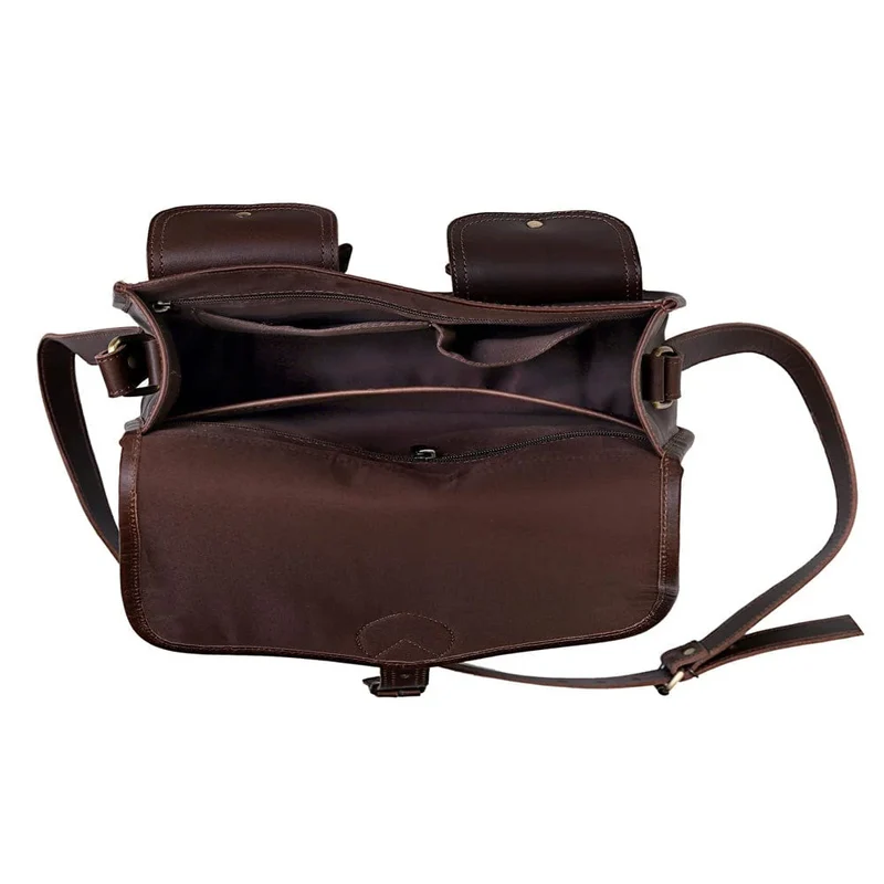 Scarlett Full Grain Leather Saddlebag - Brown