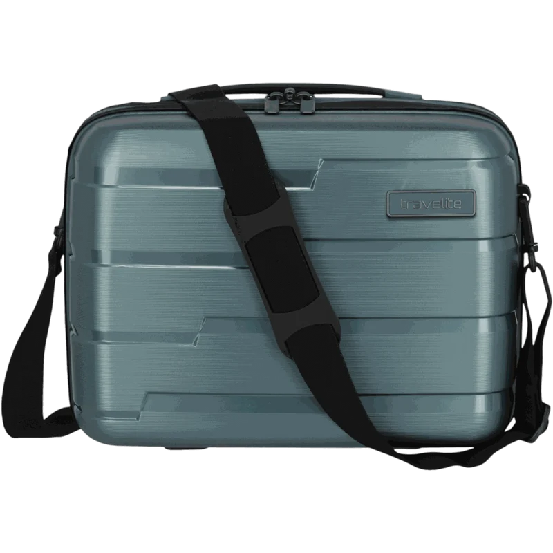 Travelite Air Base Beauty Case 34 cm -Eisblau