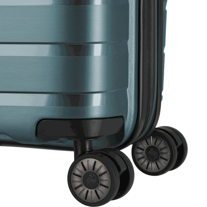Travelite Air Base 4-Rollen-Kabinentrolley S Slim 55 cm -Eisblau