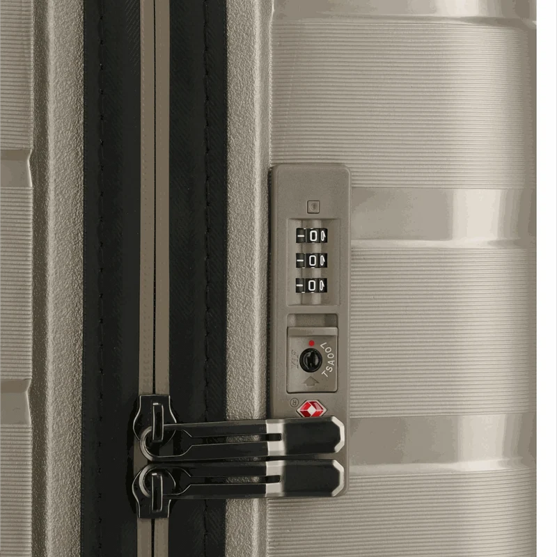 Travelite Air Base 4-Rollen-Kabinentrolley S Slim 55 cm -Champagner