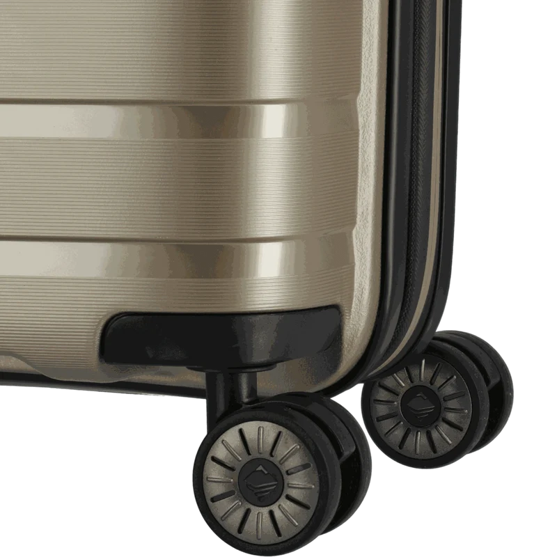 Travelite Air Base 4-Rollen-Kabinentrolley S Slim 55 cm -Champagner