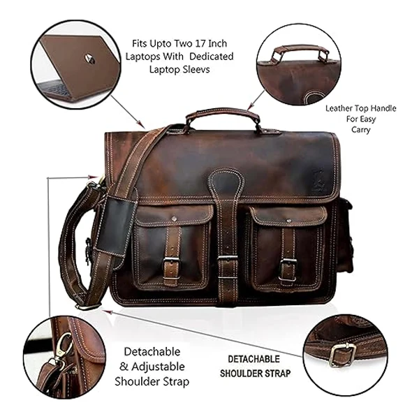 PENNSYLVANIA LEATHER BUSINESS ESSENTIALS COMBO SET
