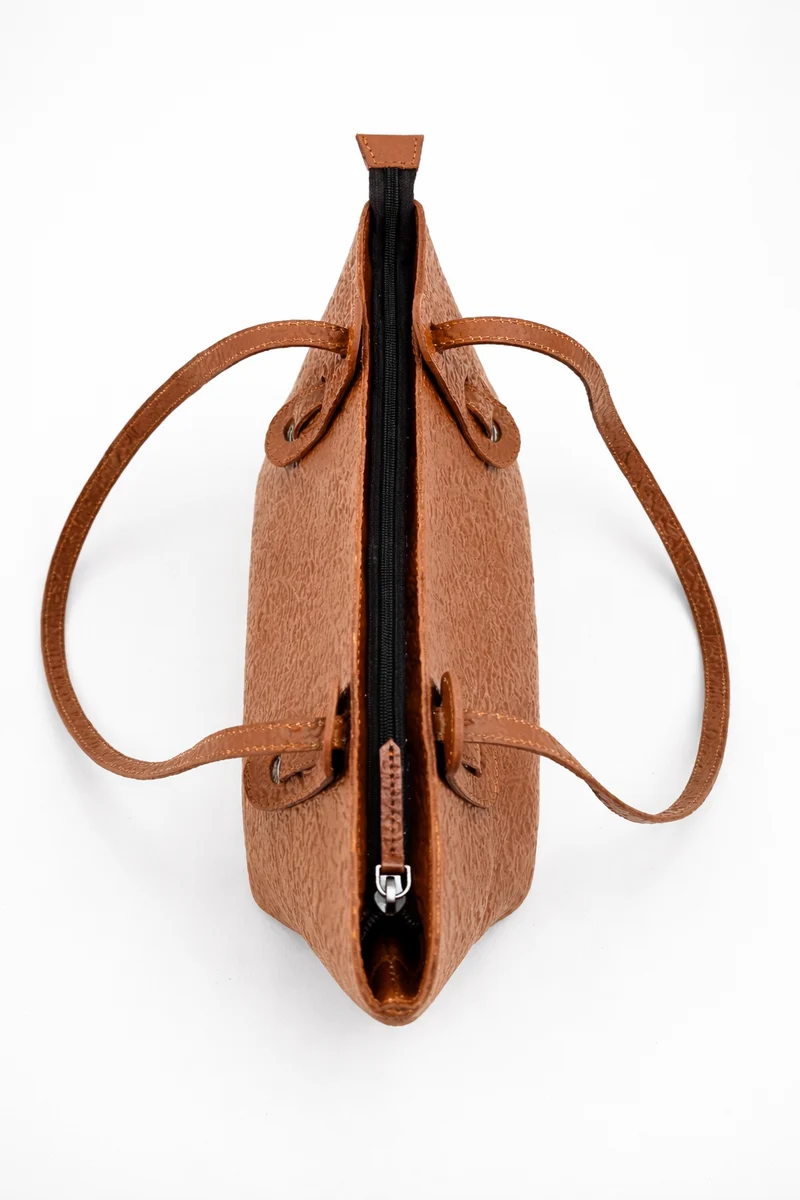 Heirloom Lightweight Tooled Leather Tote Bag