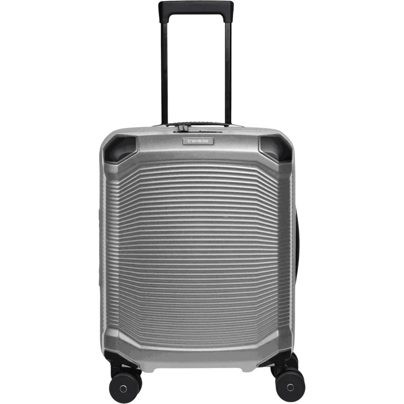 Travelite Millennium 4-Rollen-Kabinentrolley S 55 cm -Silver