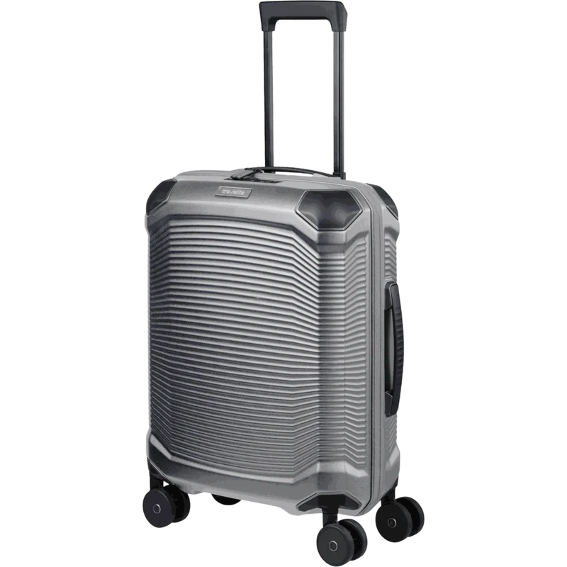 Travelite Millennium 4-Rollen-Kabinentrolley S 55 cm -Silver
