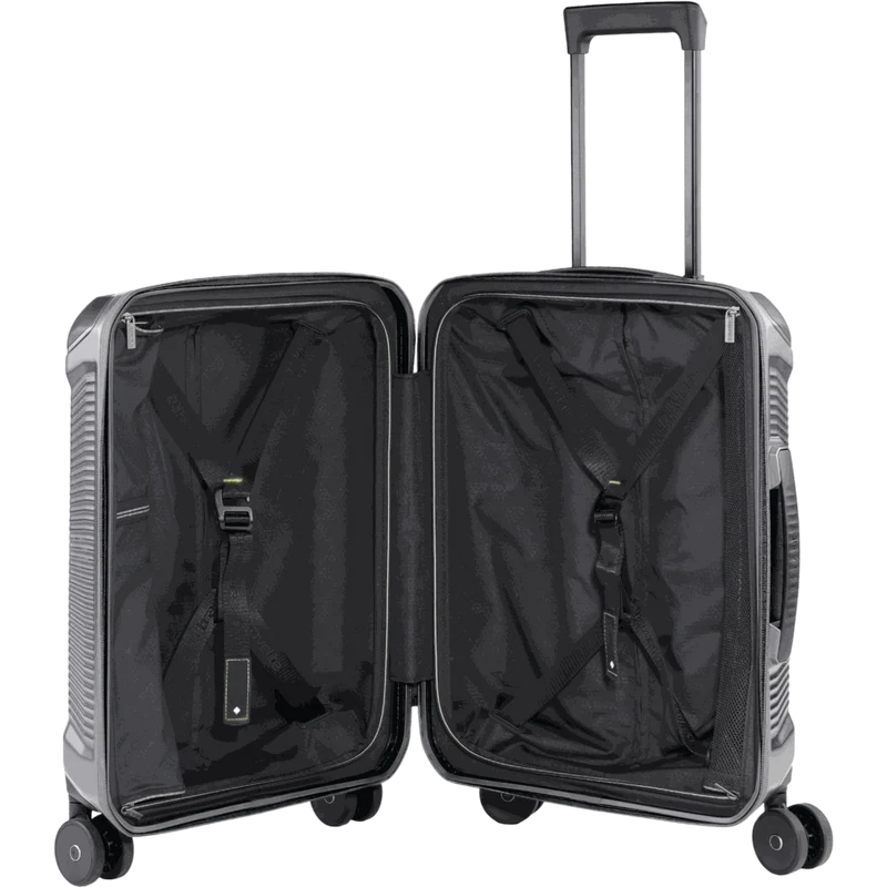 Travelite Millennium 4-Rollen-Kabinentrolley S 55 cm -Silver