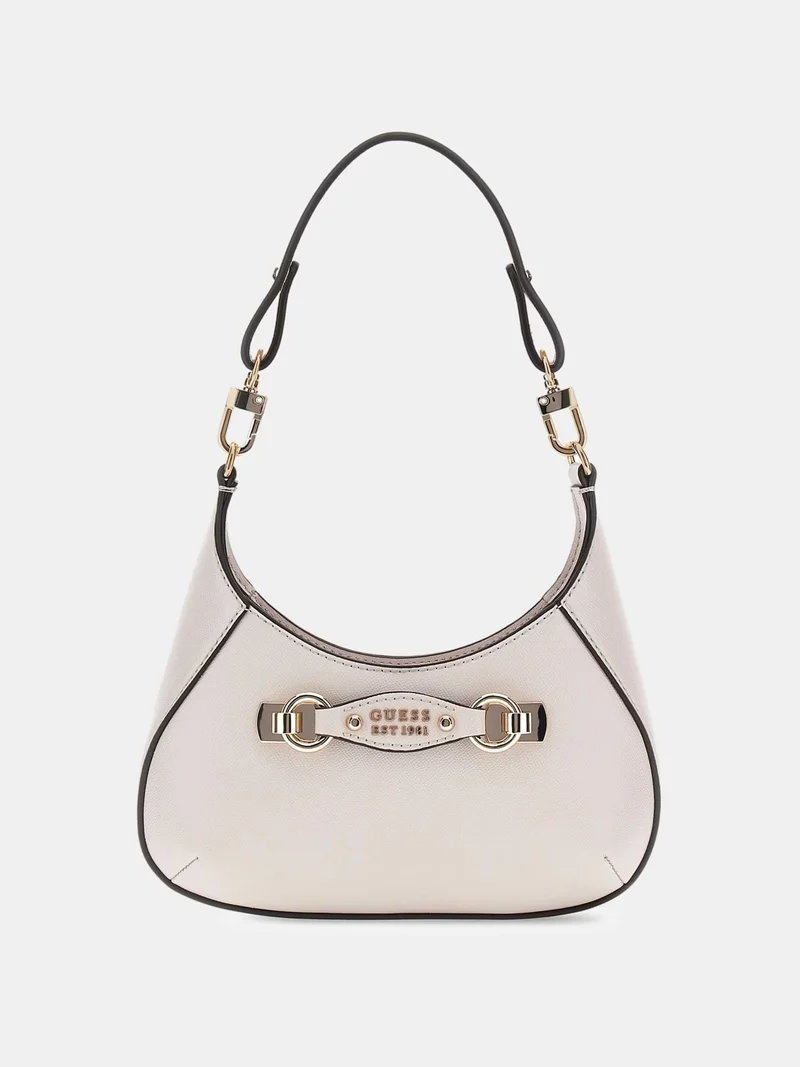 Guess Mimina Mini Hobo Schultertasche Stone