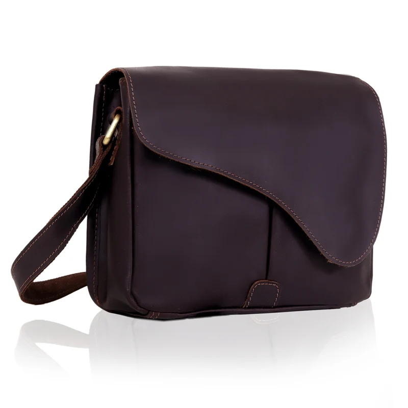 Reef Brown Leather Crossbody Bag