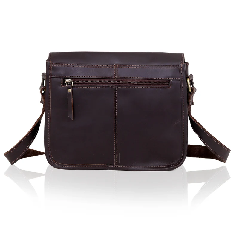 Reef Brown Leather Crossbody Bag