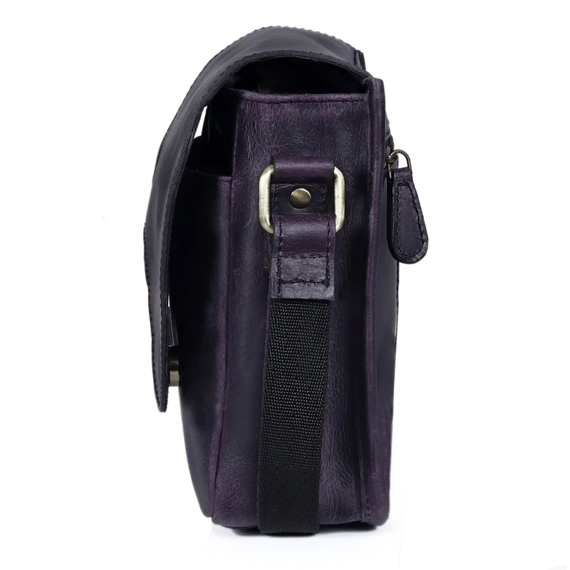 Reef Purple Leather Crossbody Bag