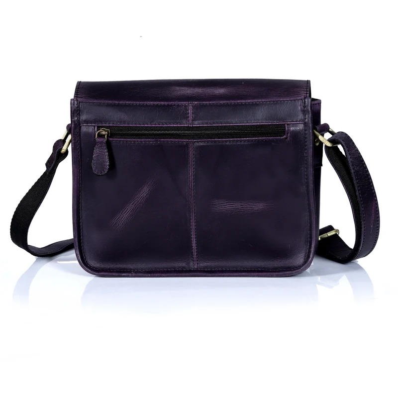 Reef Purple Leather Crossbody Bag