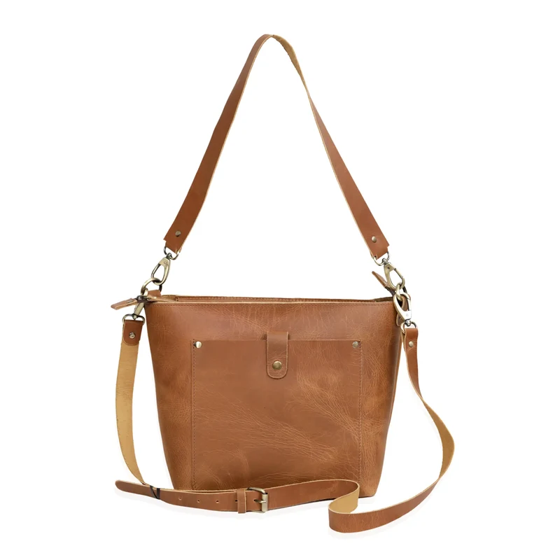 Skylark Buffalo Tan Leather Tote Bag