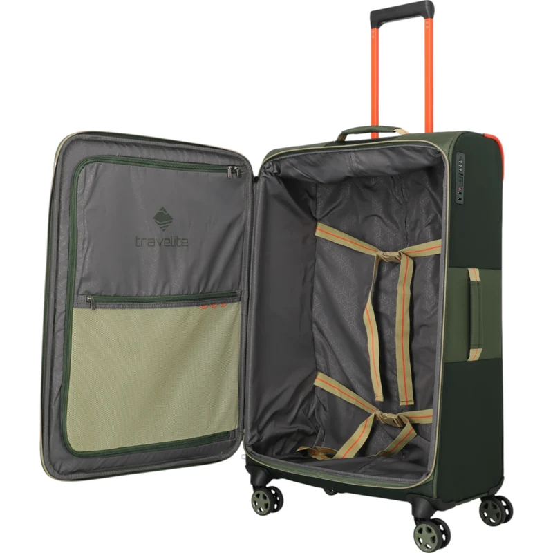 Travelite Color Craze 4-Rollen-Koffer L 77 cm -olive