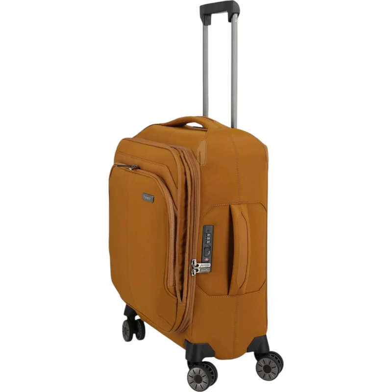 Travelite Priima 4-Rollen-Kabinentrolley 55 cm -Curry
