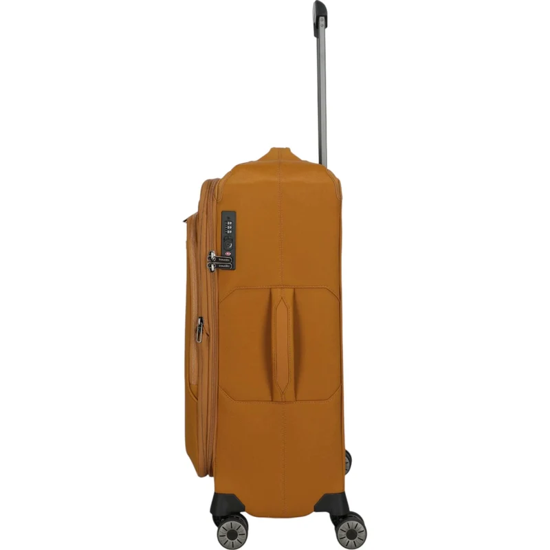 Travelite Priima 4-Rollen-Trolley 68 cm -Curry