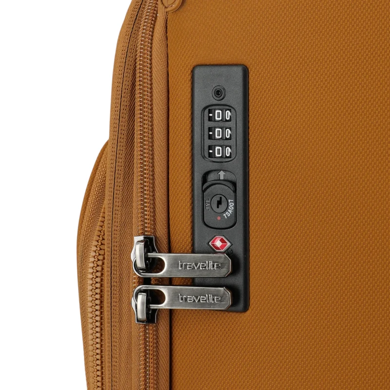 Travelite Priima 4-Rollen-Trolley 79 cm -Curry