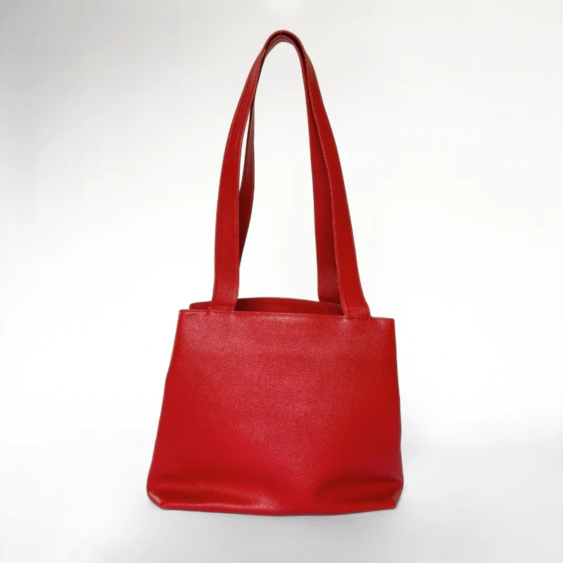 Chanel Groot Shopper Rood leer