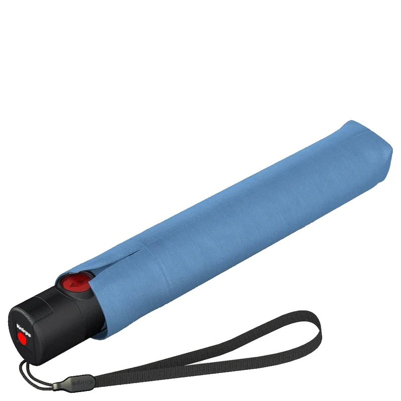 Knirps U.200 Ultra Light Duomatic - Taschenschirm Regenschirm (blue with black coating)