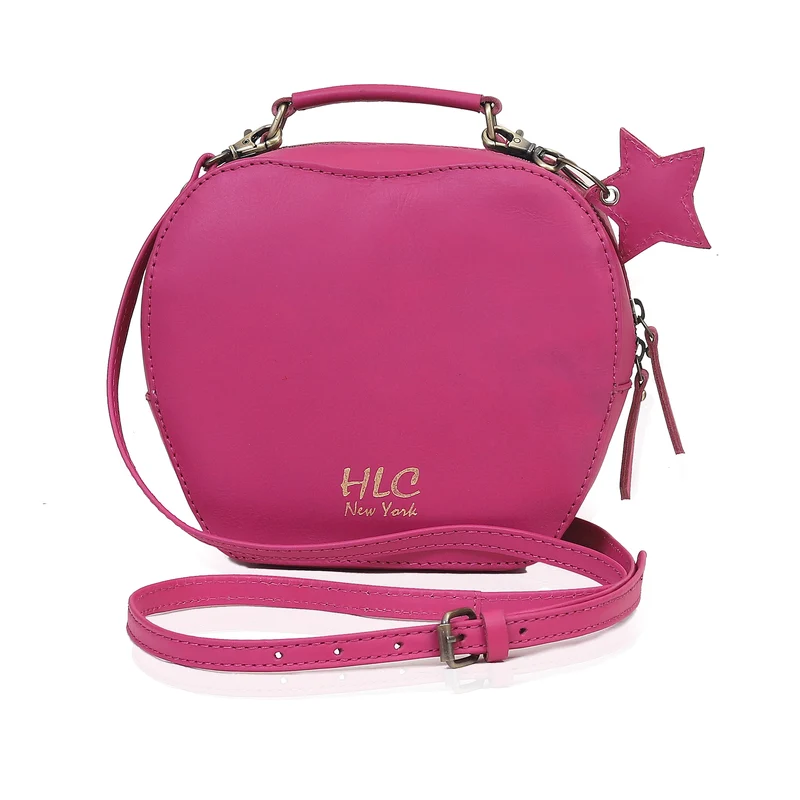 HLC collection Small Apple Cut Crossbody Bag Women - Red