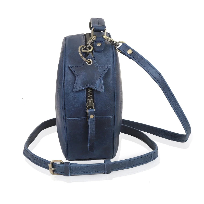 HLC collection Small Apple Cut Crossbody Bag Women - Red