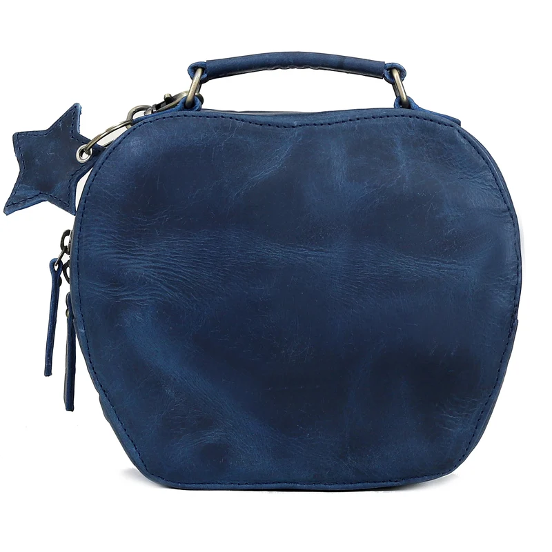 HLC collection Small Apple Cut Crossbody Bag Women - Red
