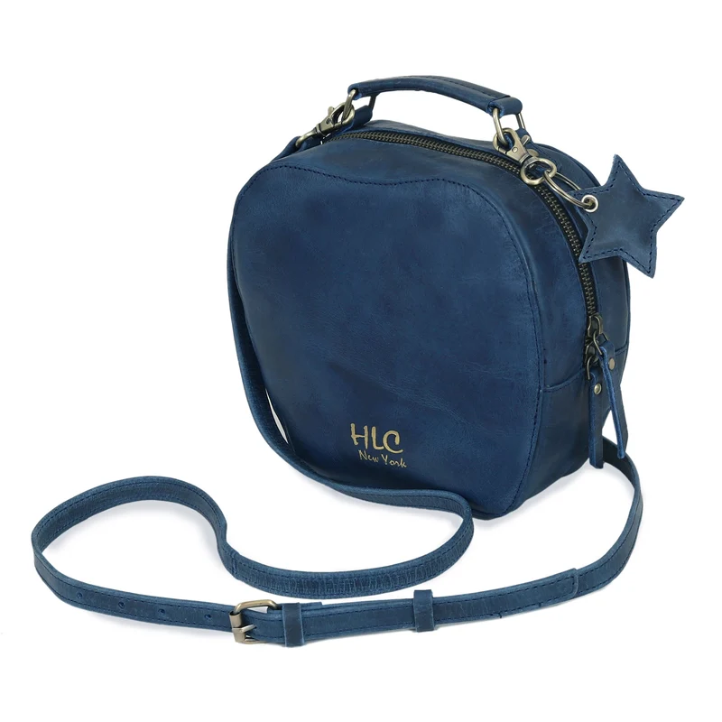 HLC collection Small Apple Cut Crossbody Bag Women - Red