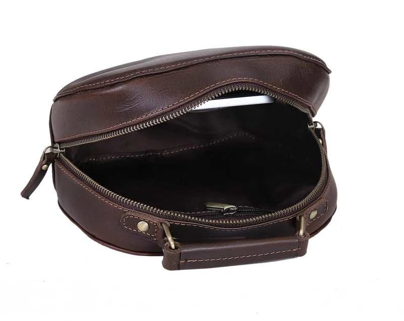 HLC collection Small Apple Cut Crossbody Bag Women - Red