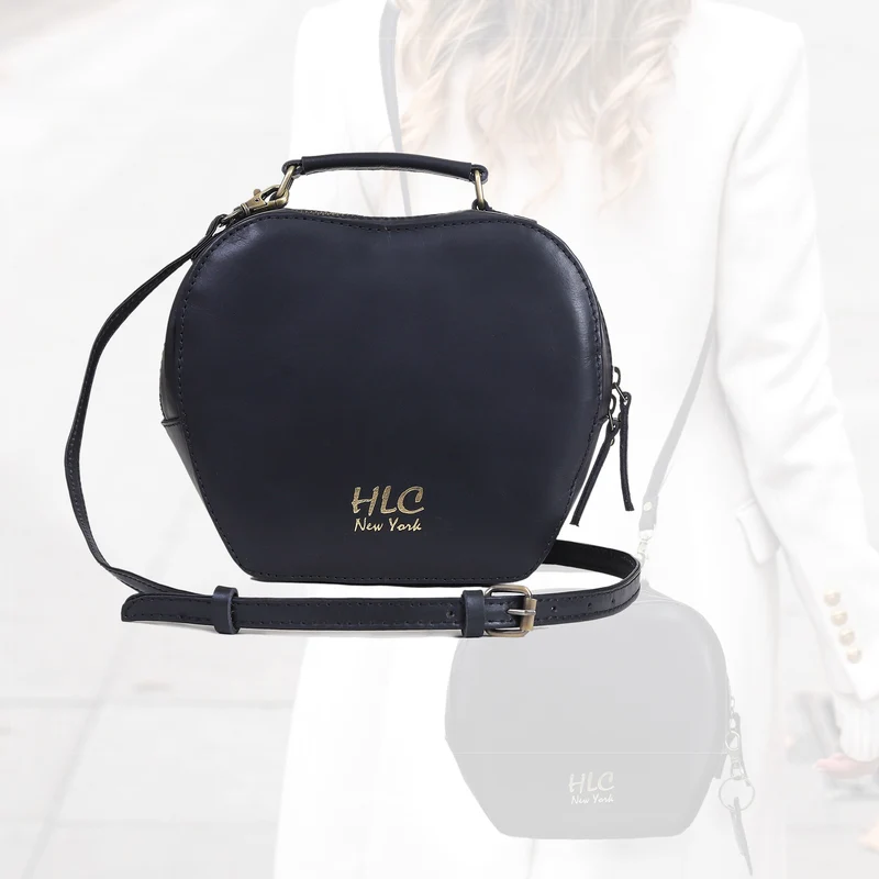 HLC collection Small Apple Cut Crossbody Bag Women - Red