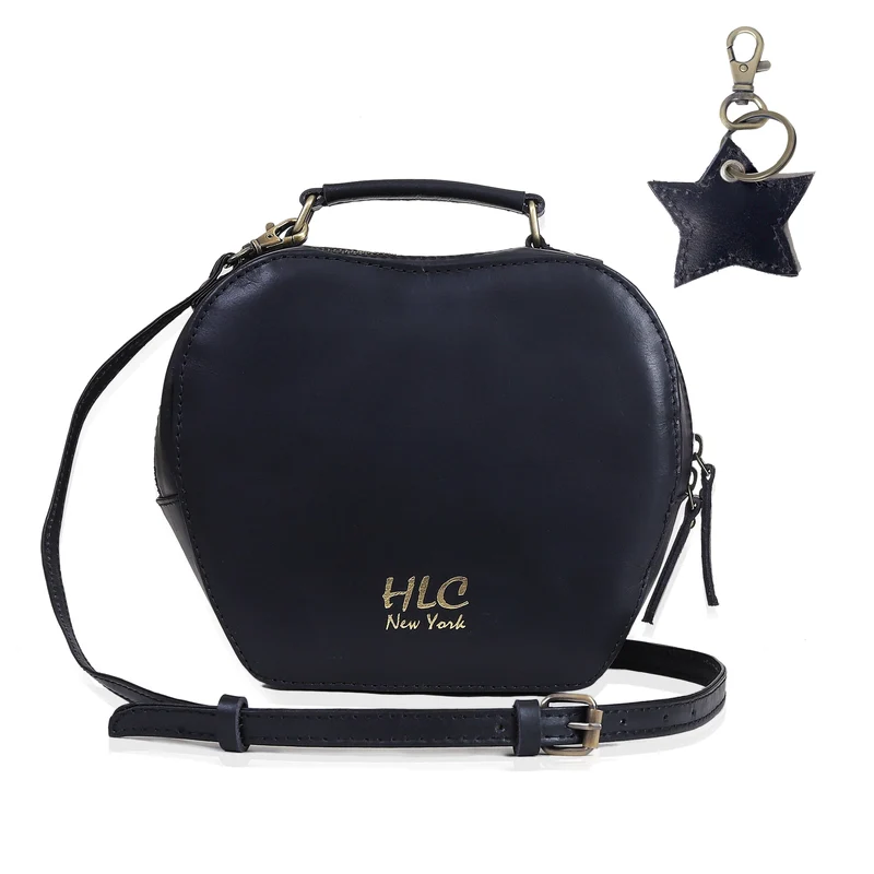 HLC collection Small Apple Cut Crossbody Bag Women - Red