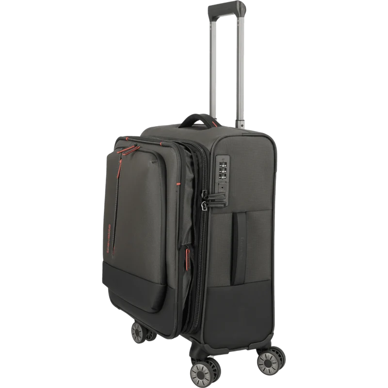 Travelite Crosslite 4-Rollen-Kabinentrolley S erw. 55 cm -Oliv
