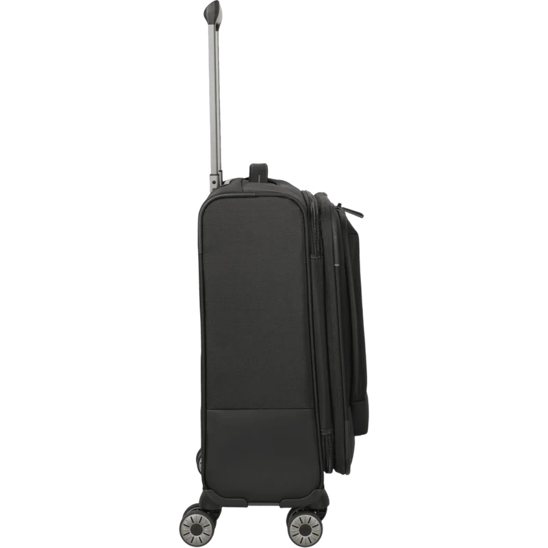 Travelite Crosslite 4-Rollen-Kabinentrolley S erw. 55 cm -Schwarz