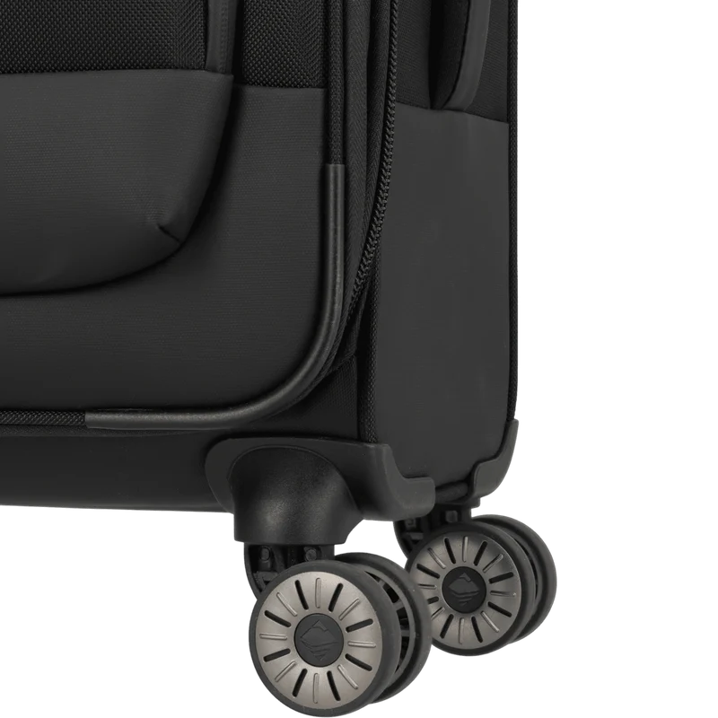 Travelite Crosslite 4-Rollen-Kabinentrolley S erw. 55 cm -Schwarz