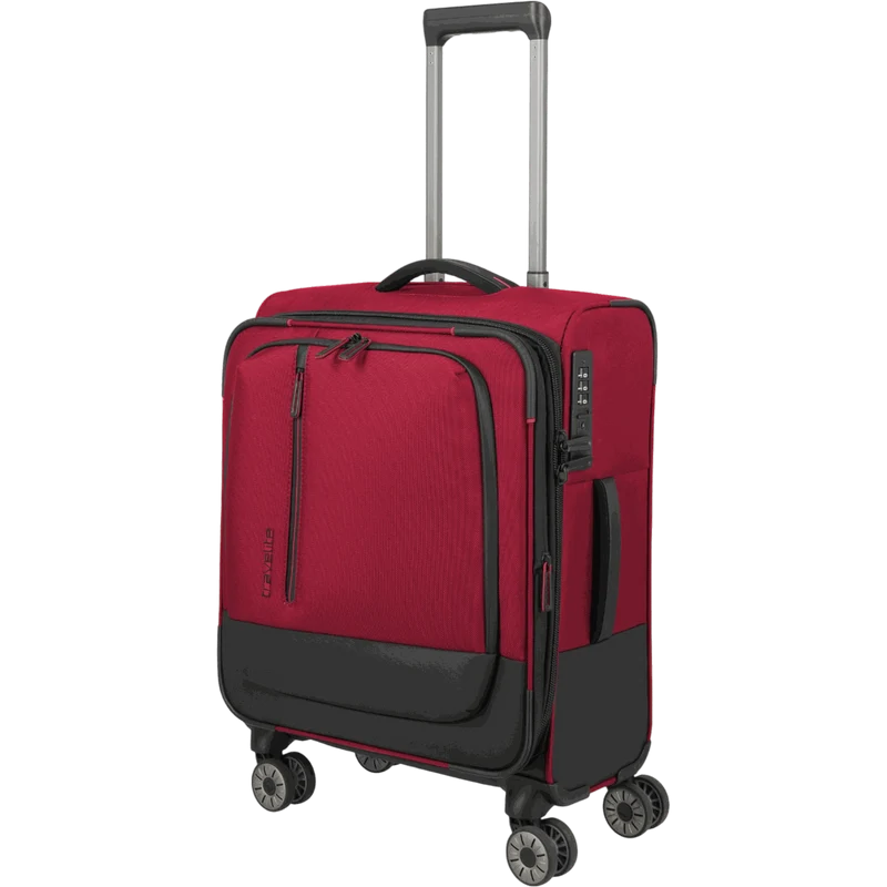 Travelite Crosslite 4-Rollen-Kabinentrolley S erw. 55 cm -Rot