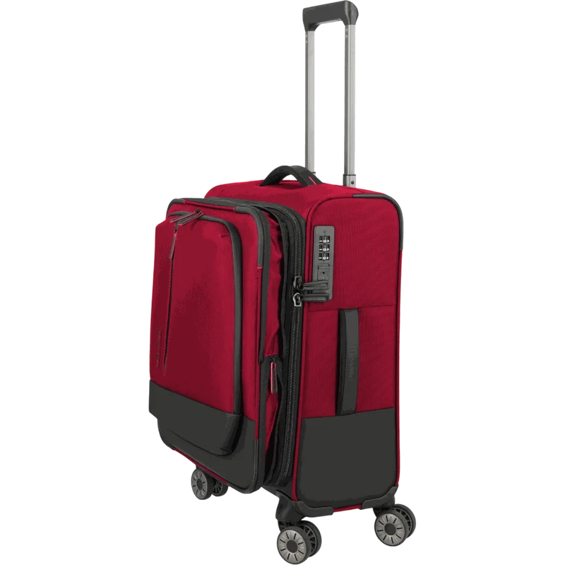 Travelite Crosslite 4-Rollen-Kabinentrolley S erw. 55 cm -Rot
