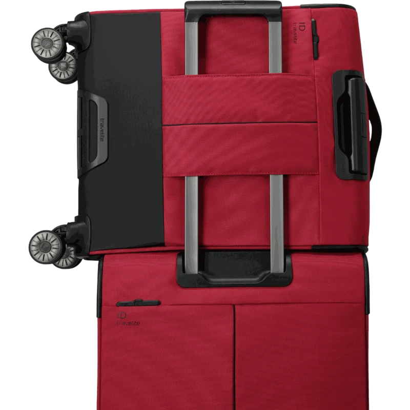 Travelite Crosslite 4-Rollen-Kabinentrolley S erw. 55 cm -Rot