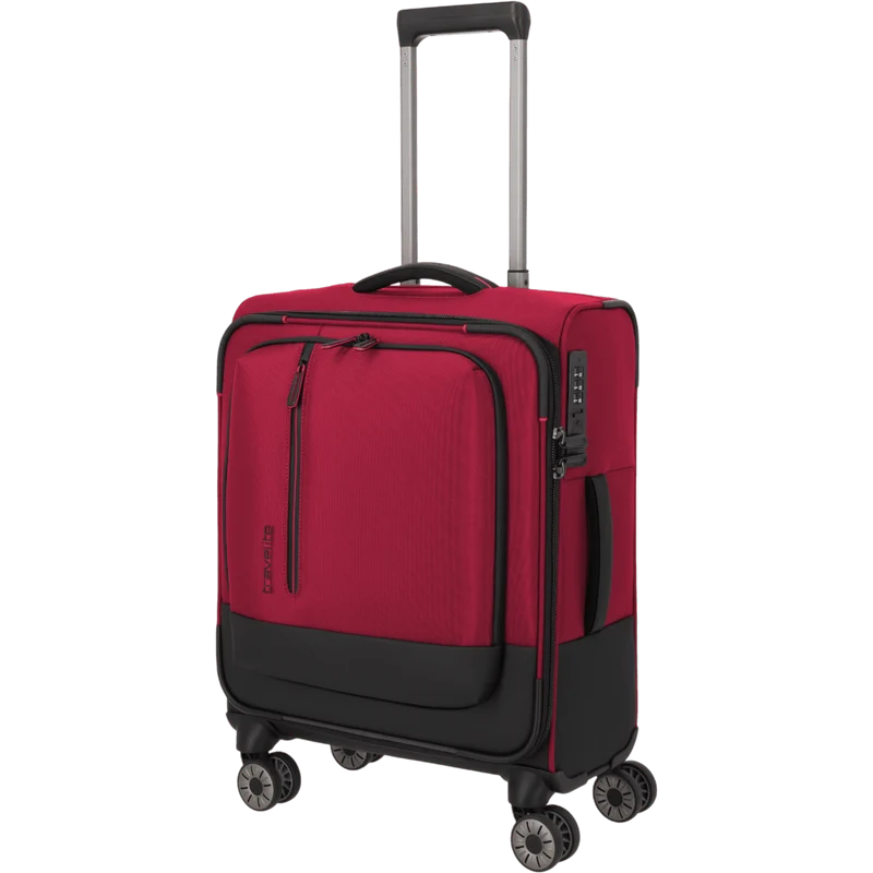 Travelite Crosslite 4-Rollen-Kabinentrolley S 55 cm -Rot
