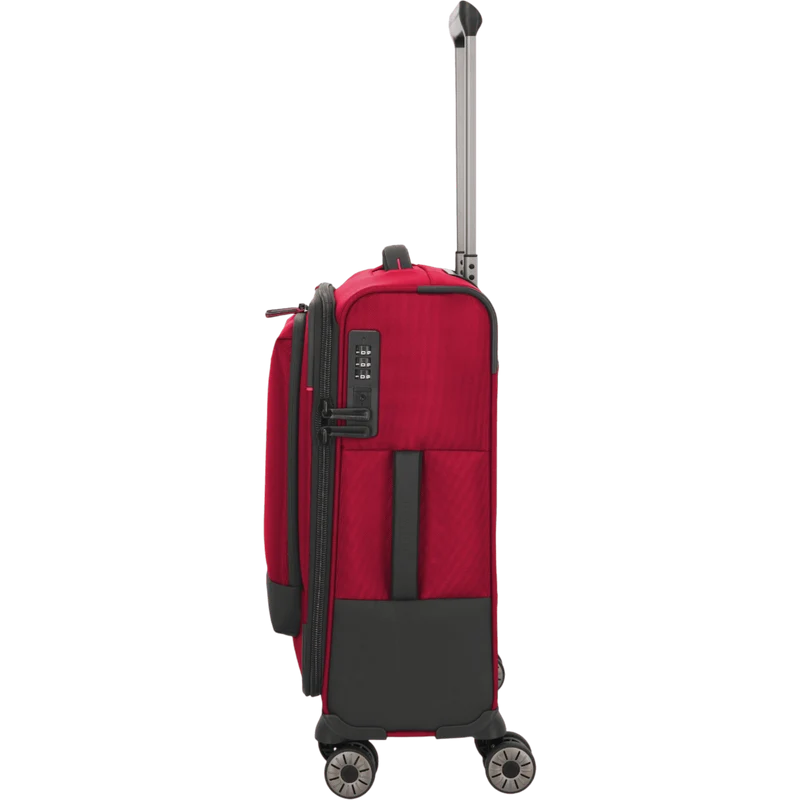 Travelite Crosslite 4-Rollen-Kabinentrolley S 55 cm -Rot