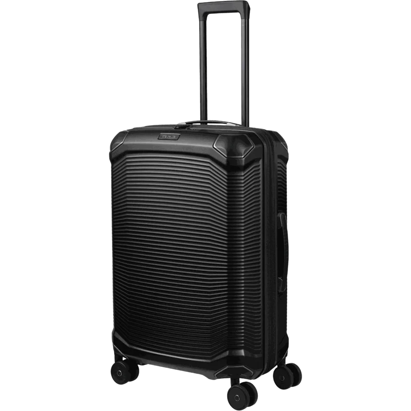 Travelite Millennium 4-Rollen-Koffer M 67 cm erw. -Black