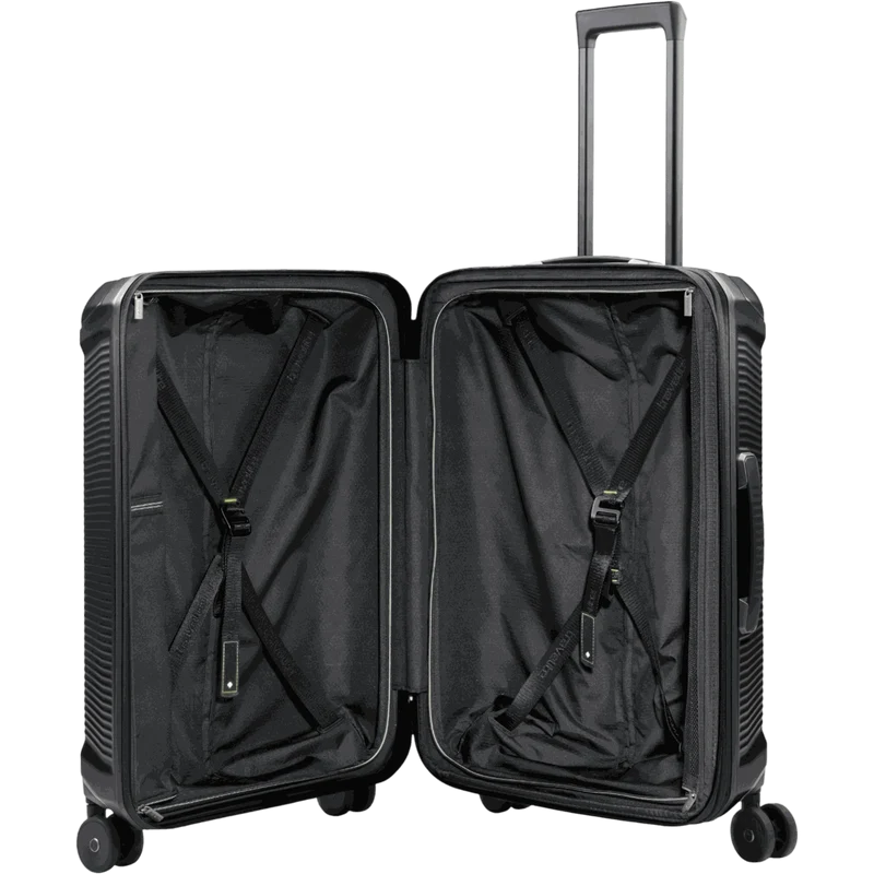 Travelite Millennium 4-Rollen-Koffer M 67 cm erw. -Black