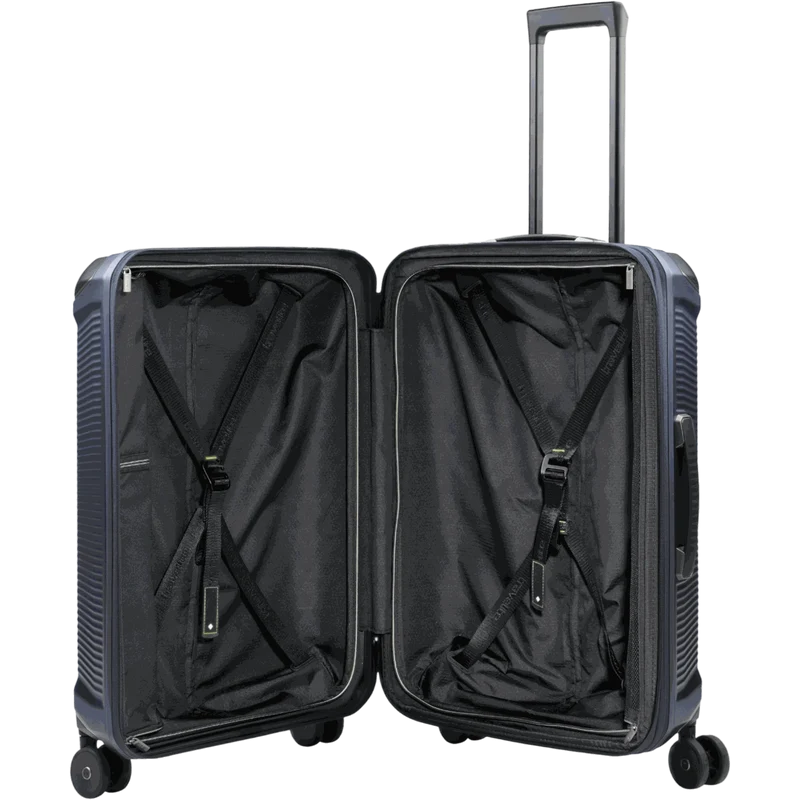Travelite Millennium 4-Rollen-Koffer M 67 cm erw. -navy