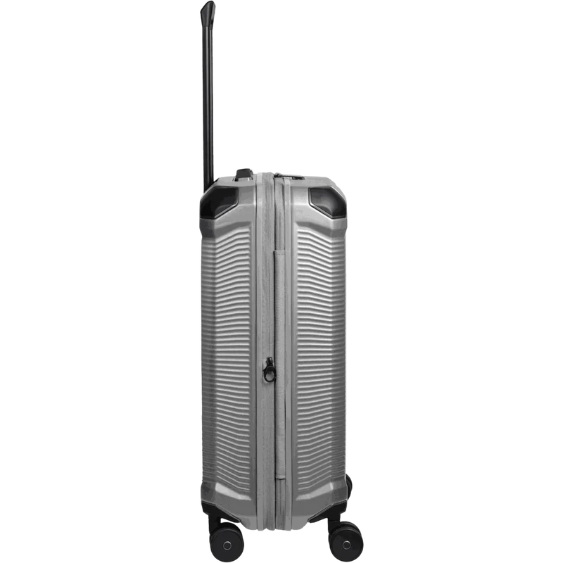 Travelite Millennium 4-Rollen-Koffer M 67 cm erw. -Silver