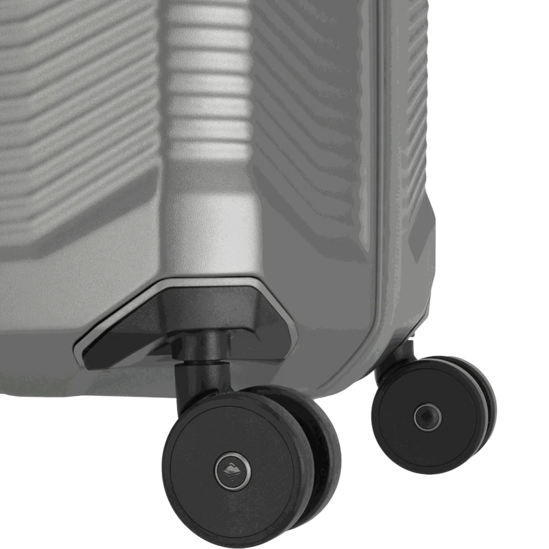 Travelite Millennium 4-Rollen-Koffer M 67 cm erw. -Silver