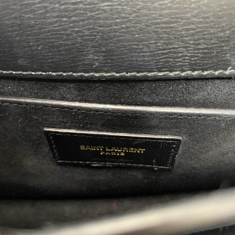 Saint Laurent Medium Monogram Sunset Kalbsleder Schwarz 2018