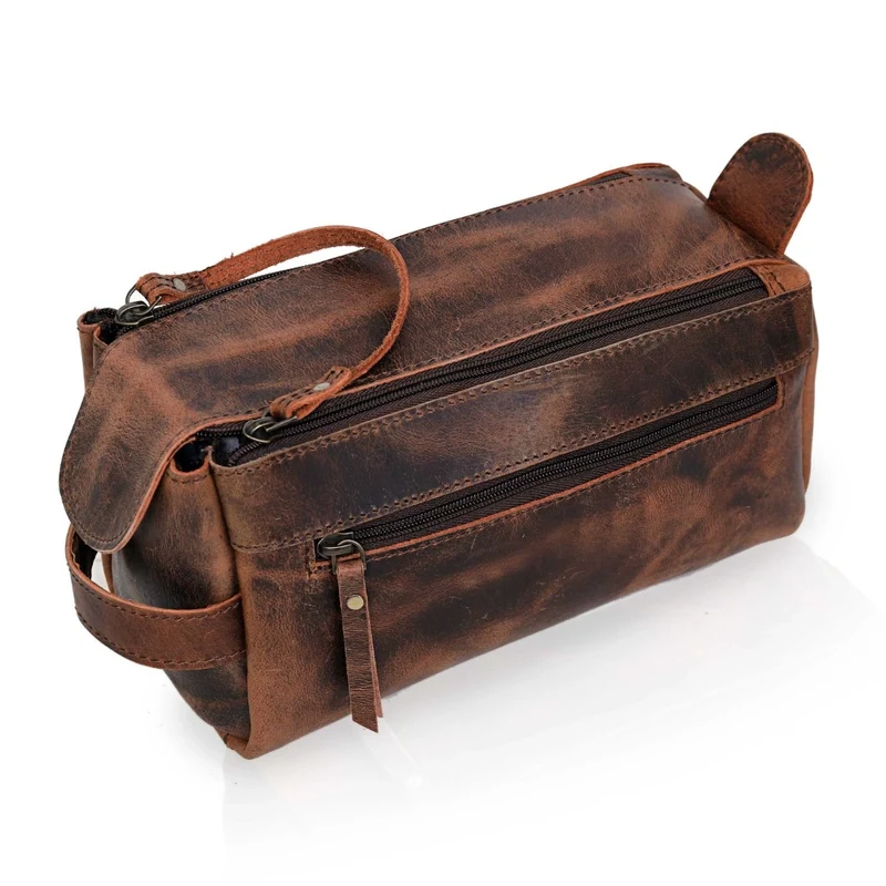 Templar Leather Duffle Bag Combo