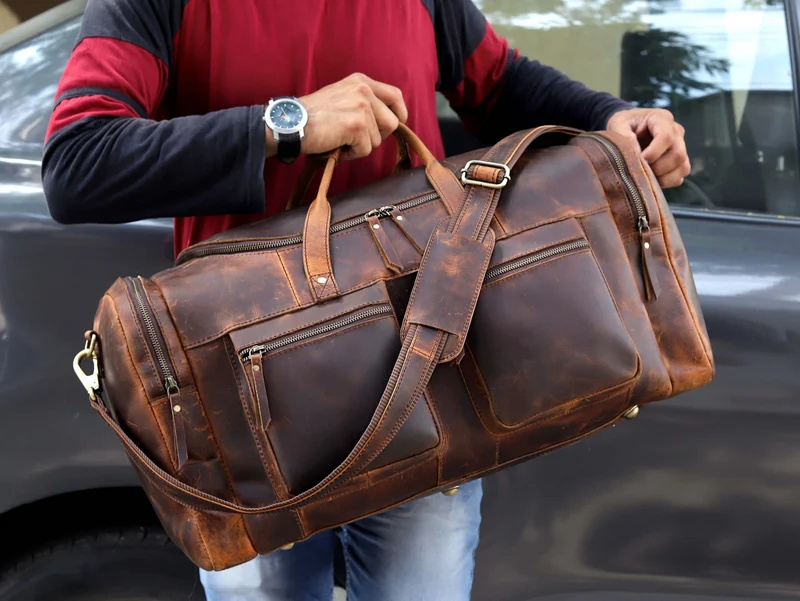 Templar Leather Duffle Bag